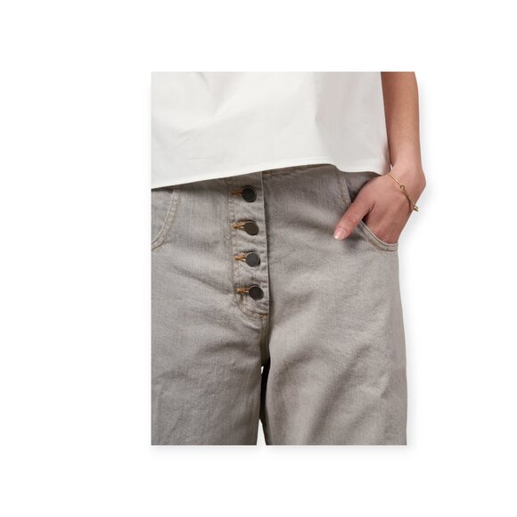 Rachel Comey khaki wash button-fly oversized elkin pant size M [fits up to XL] - Picture 2 of 16